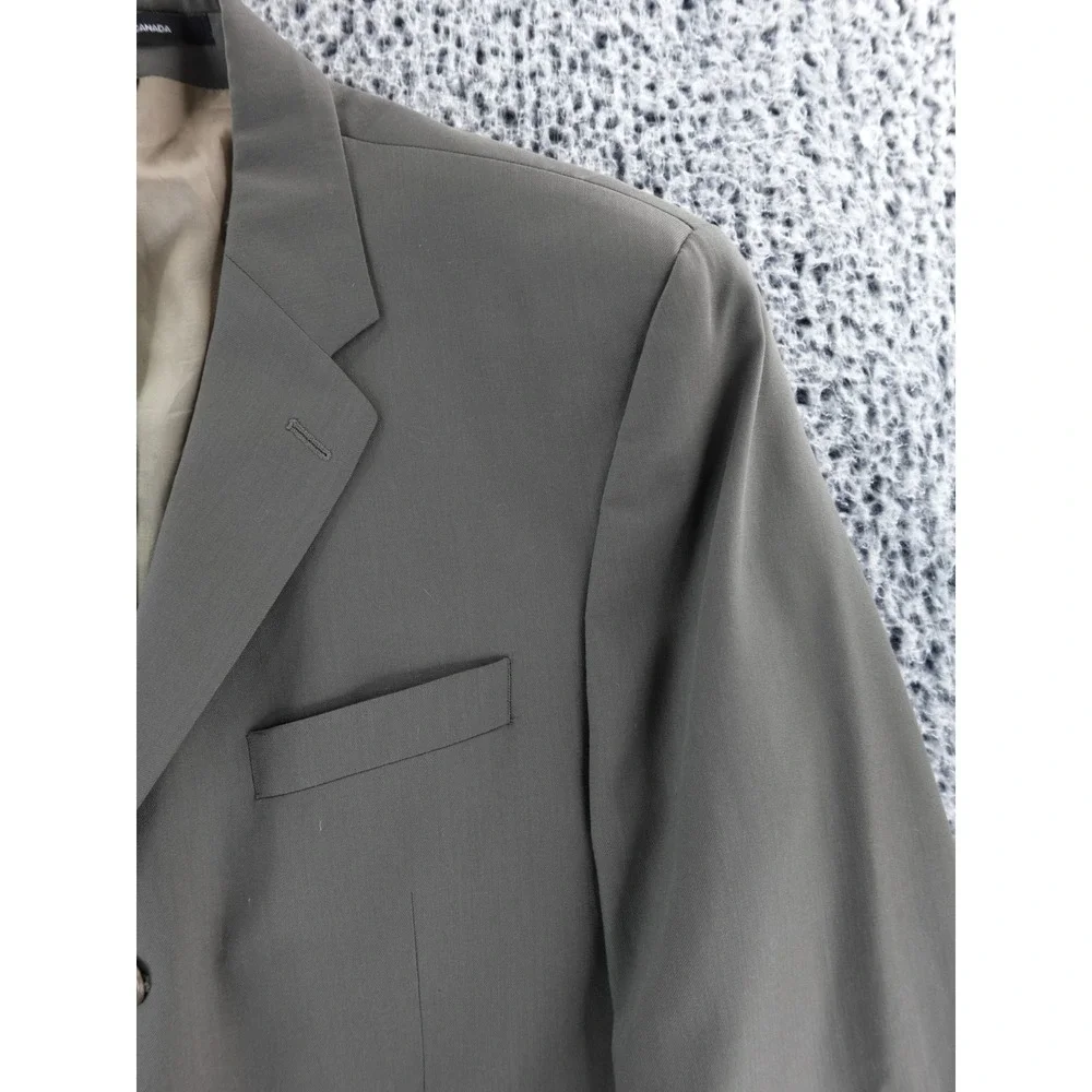 Calvin Klein Mens Modern Fit Charcoal Gray Suit Jacket Blazer Made in Canada 40R